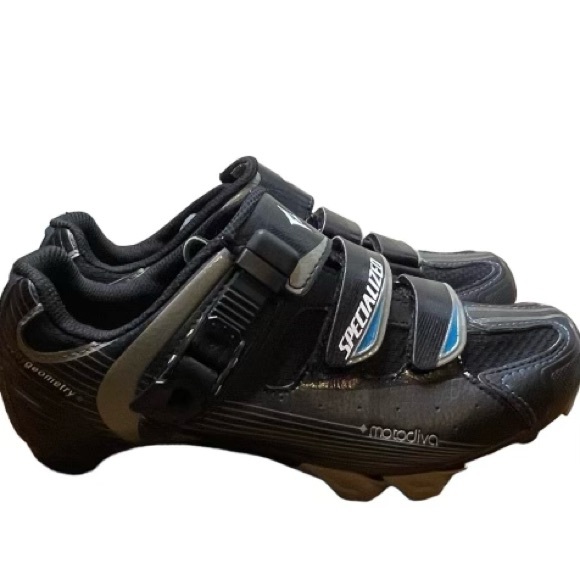 Specialized Motodiva MTB Cycling Shoes Women's 6.5 Black Mountain Bike 6111-3537 - Picture 5 of 13